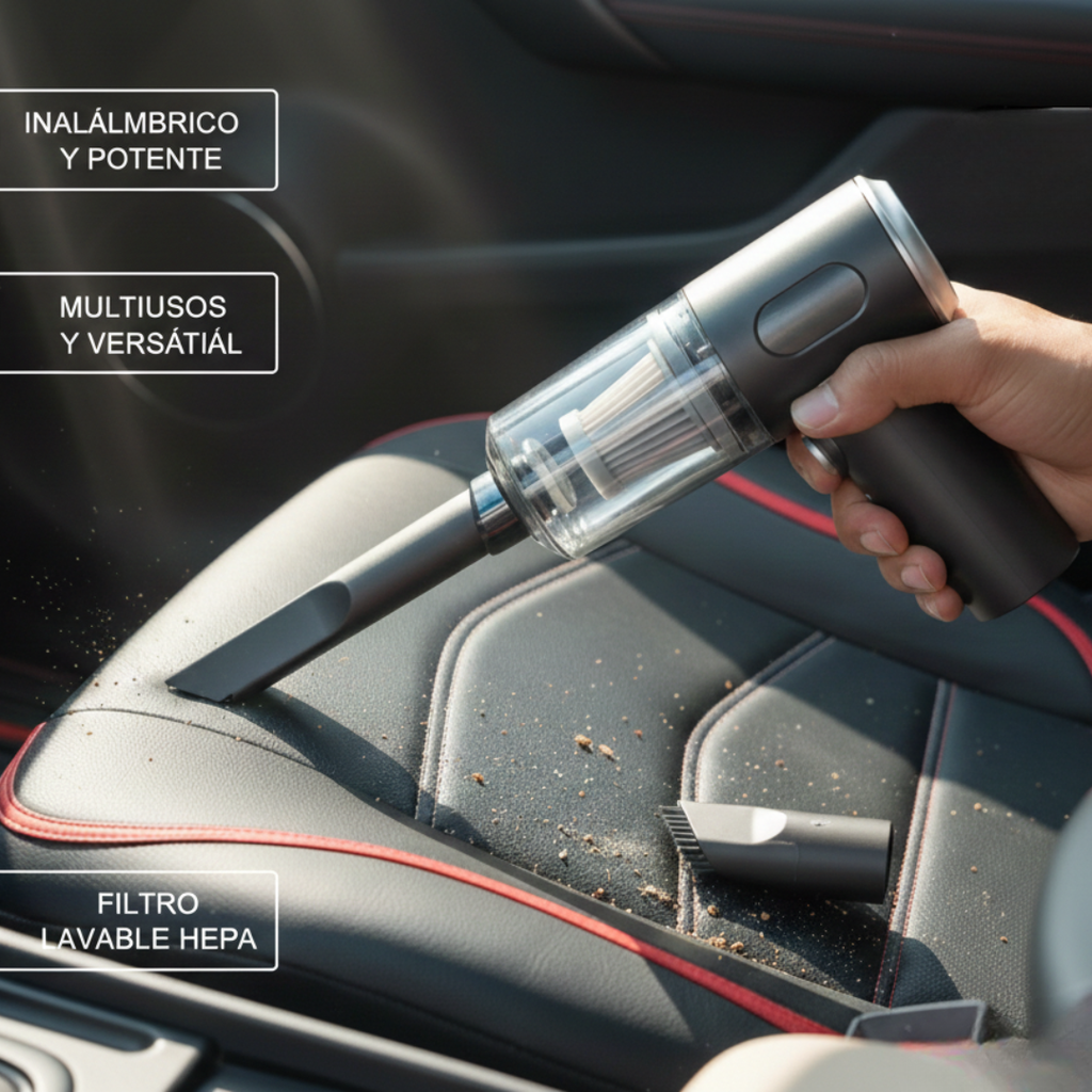 Mini Aspiradora 3 en 1 recargable