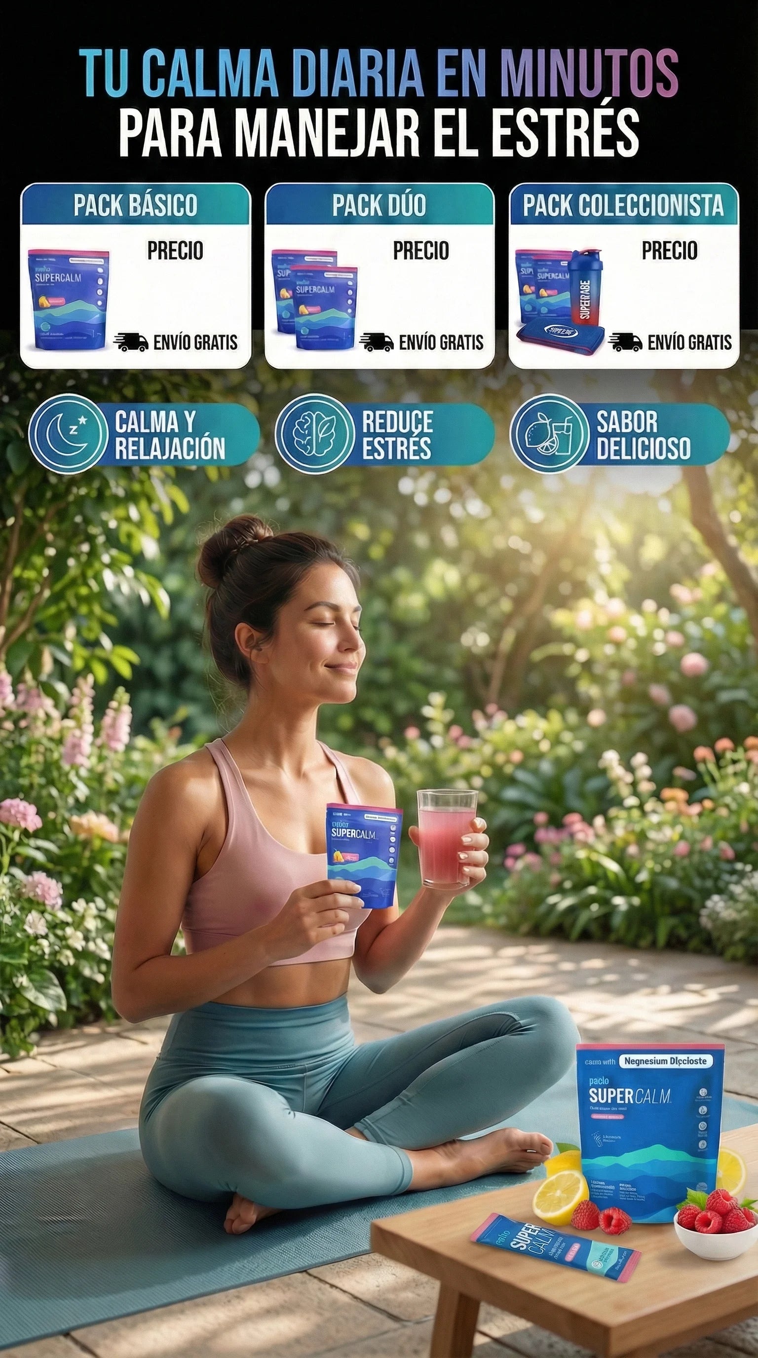 SuperCalm Nello® Fórmula Avanzada para la Calma y Manejo del Estrés, empieza hoy mismo