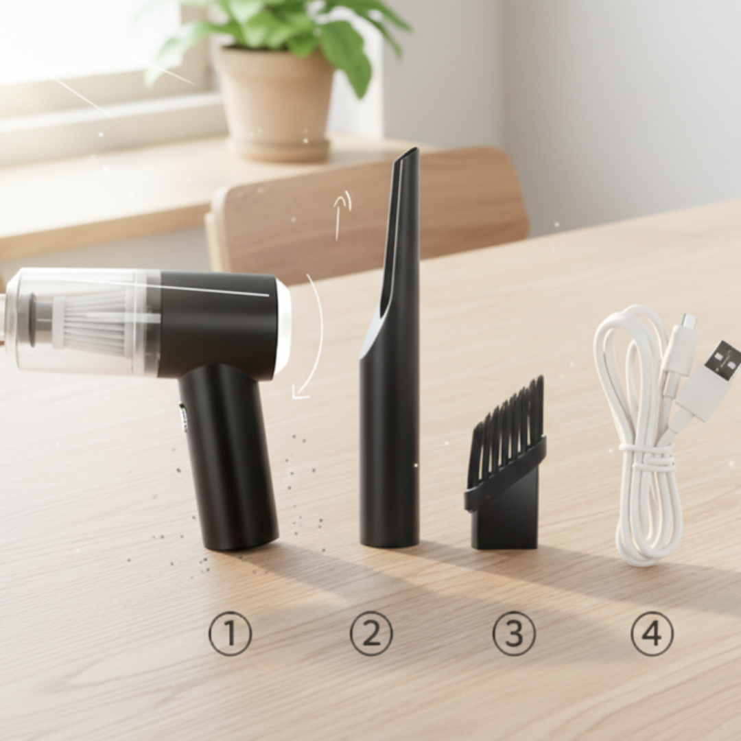 Mini Aspiradora 3 en 1 recargable