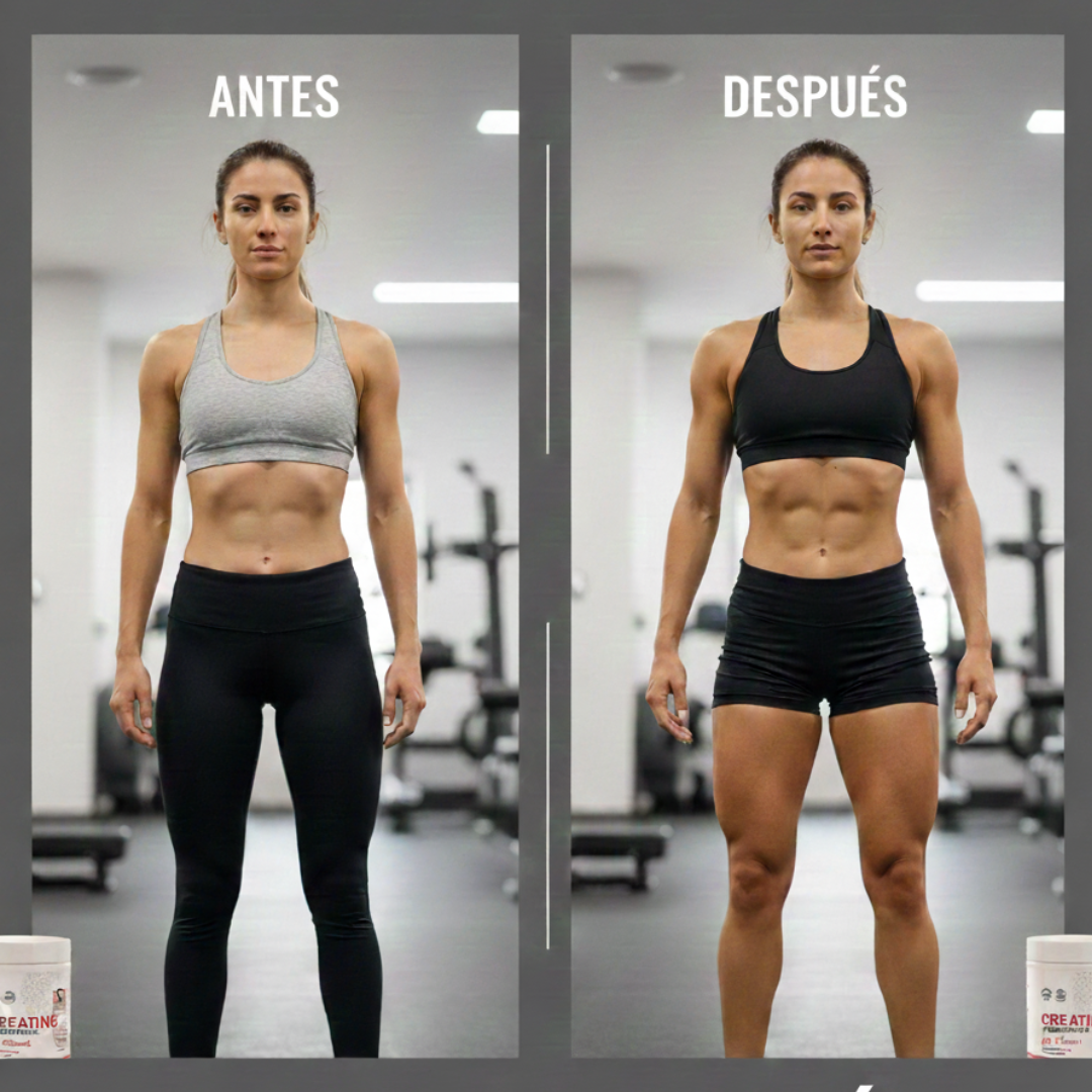 Creatina para Mujeres Old School Labs® Más Fuerza, Más Glúteo, Más Recuperación