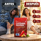 Pimienta de Cayena 12 en 1 - Activa tu Circulación y Cuida tu Corazón empieza a cuidate hoy