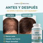Simply Revival® DHT Blocker™ – Bloqueador Herbal de DHT para el Crecimiento y Fortalecimiento Capilar