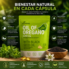 VivoNu™ Aceite de Orégano + Aceite de Semilla Negra ayuda a tu Bienestar Digestivo e Inmunológico