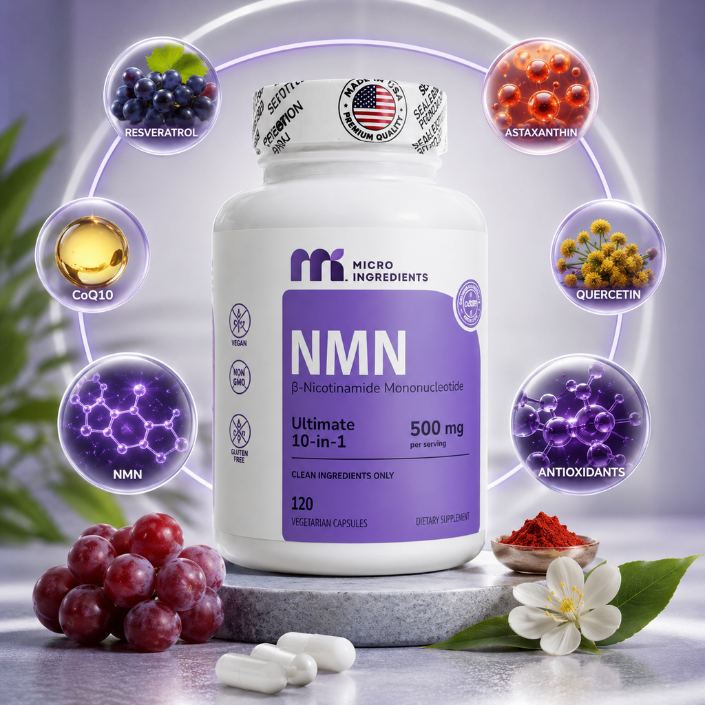 NMN Elite by Micro Ingredients® Energía Celular y Longevidad Avanzada ¡Ordénalo Hoy!