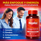 MegaRed® Omega-3 + Krill: Cuida tu corazón, mente y articulaciones ¡Empieza hoy!