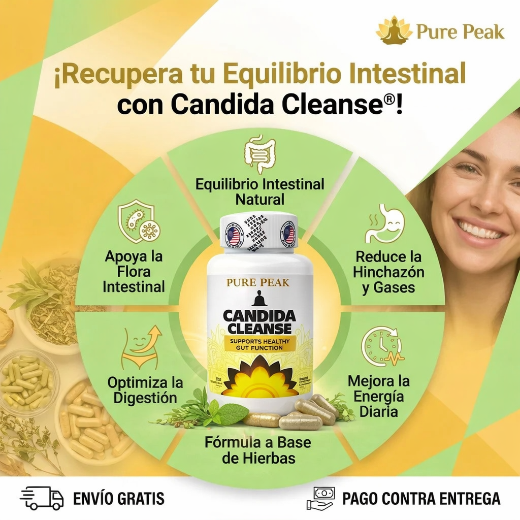 Candida Cleanse® – Equilibrio intestinal y control del hongo cándida