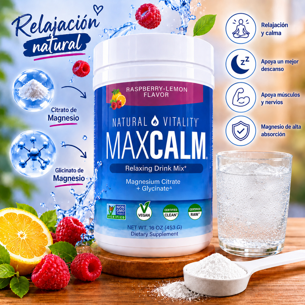 MAX CALM®  Menos tensión, más calma y mejor descanso ¡Ordénalo hoy!