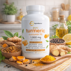 Turmeric Curcumin 95% de MicroIngredients® 120 Capsulas, Bienestar Articular con Máxima Absorción