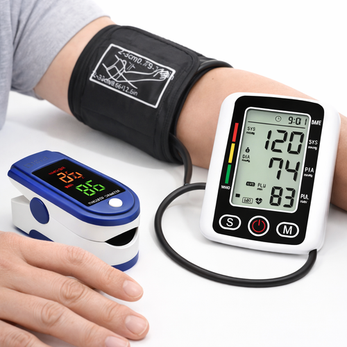 Combo Oxímetro + Tensiómetro Digital | Control de Salud en Casa
