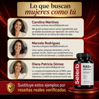 SELERB NAD+ Liposomal para Mujer - Energía Celular, Piel Radiante y Antienvejecimiento con CoQ10, Resveratrol y Colágeno - 60 Cápsulas