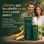 Elixir capilar anticaída y crecimiento OUHOE Natural Herbs, 50% de descuento, inicia tu tratamiento capilar ahora