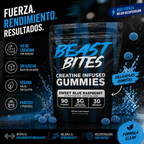 Beast Bites™ Creatina en Gomitas Veganas Sin Azúcar, Fuerza y Recuperación Muscular rapida, que esperas para probarlas