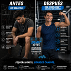 Beast Bites™ Creatina en Gomitas Veganas Sin Azúcar, Fuerza y Recuperación Muscular rapida, que esperas para probarlas