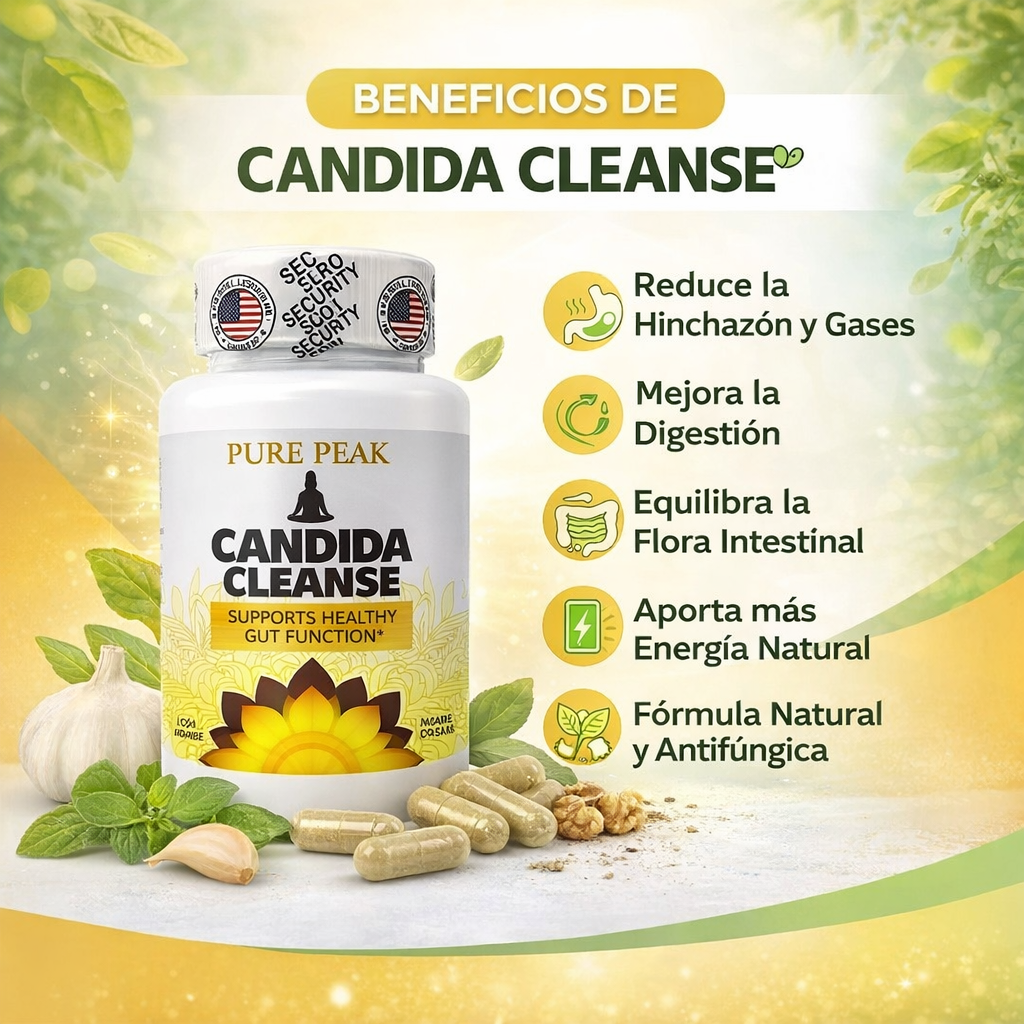 Candida Cleanse® – Equilibrio intestinal y control del hongo cándida