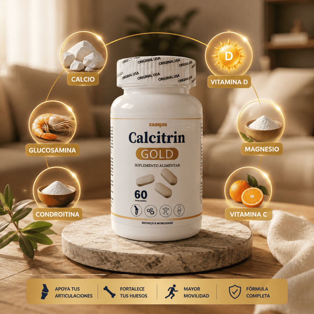 Calcitrin Gold™ Soporte Integral para Huesos, Articulaciones y Movilidad, empieza a cuidarte hoy!!