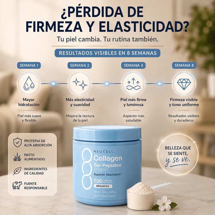 NeoCell® Colágeno Avanzado para Piel y Articulaciones, no descuides tu bienestar, empieza desde hoy