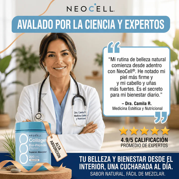 NeoCell® Colágeno Avanzado para Piel y Articulaciones, no descuides tu bienestar, empieza desde hoy