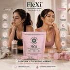 FLEXI™ Creatina y Colágeno Premium, Fuerza + Belleza Diaria, empieza hoy.