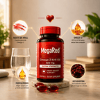 MegaRed® Omega-3 + Krill: Cuida tu corazón, mente y articulaciones ¡Empieza hoy!