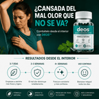 DEOS™® – El Desodorante Interno Natural que Elimina el Olor Corporal desde Dentro, recupera tu confianza hoy