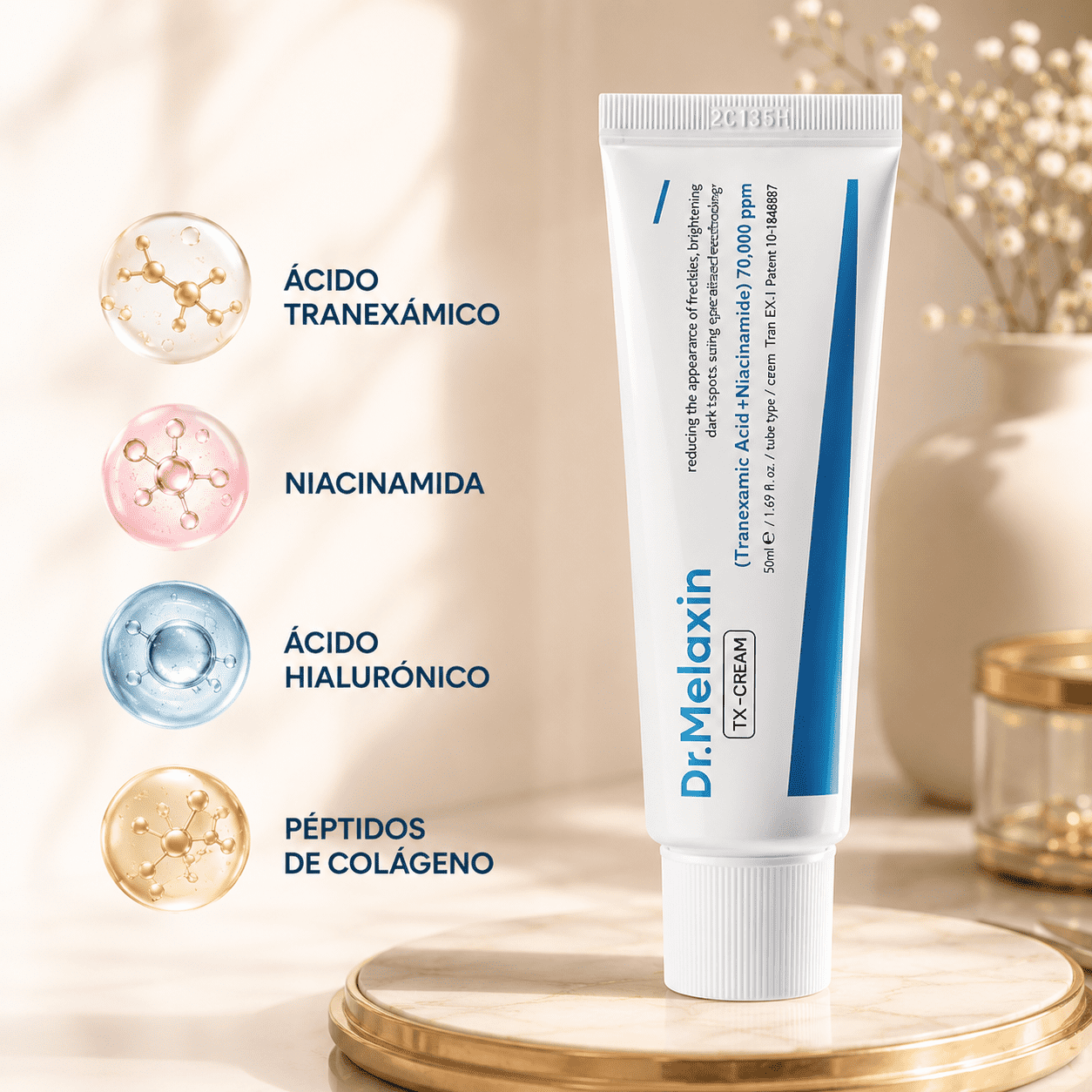 DR MELAXIN TX™  Ayuda a Reducir Manchas y Recuperar la Luminosidad Natural