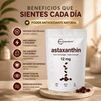 Astaxanthin 12 mg de Microingredients®  Cuida tu piel y riñones  desde hoy con protección antioxidante avanzada