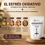 Astaxanthin 12 mg de Microingredients®  Cuida tu piel y riñones  desde hoy con protección antioxidante avanzada