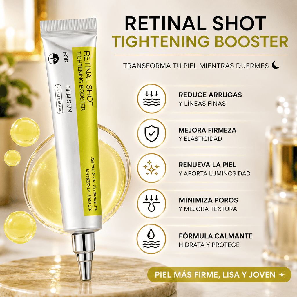 Retinal Shot Tightening Booster: Reafirma e ilumina tu Piel al Instante