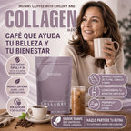 Collagen Nutriplus™ Café con Colágeno delicioso, apoya tu brillo y bienestar articular todo en uno.