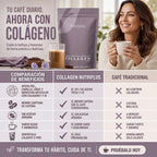 Collagen Nutriplus™ Café con Colágeno delicioso, apoya tu brillo y bienestar articular todo en uno.