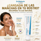 DR MELAXIN TX™  Ayuda a Reducir Manchas y Recuperar la Luminosidad Natural