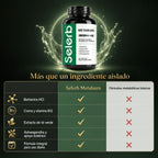 SELERB METABURN - Apoyo para tu Metabolismo, Digestión y Energía Diaria que te Ayuda a Adelgazar - 60 Cápsulas