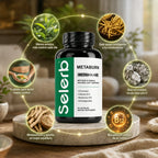 SELERB METABURN - Apoyo para tu Metabolismo, Digestión y Energía Diaria que te Ayuda a Adelgazar - 60 Cápsulas