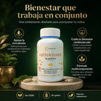 NATTOKINASE 10,000 FU - Apoyo Cardiovascular y Circulación Saludable con CoQ10, Cúrcuma y Ajo Envejecido - 90 Cápsulas