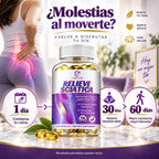 -Relieve Sciatica - Apoyo Nutricional para el Nervio Ciático y Alivio del Dolor Lumbar - Recomendado por Neurólogos, empieza hoy