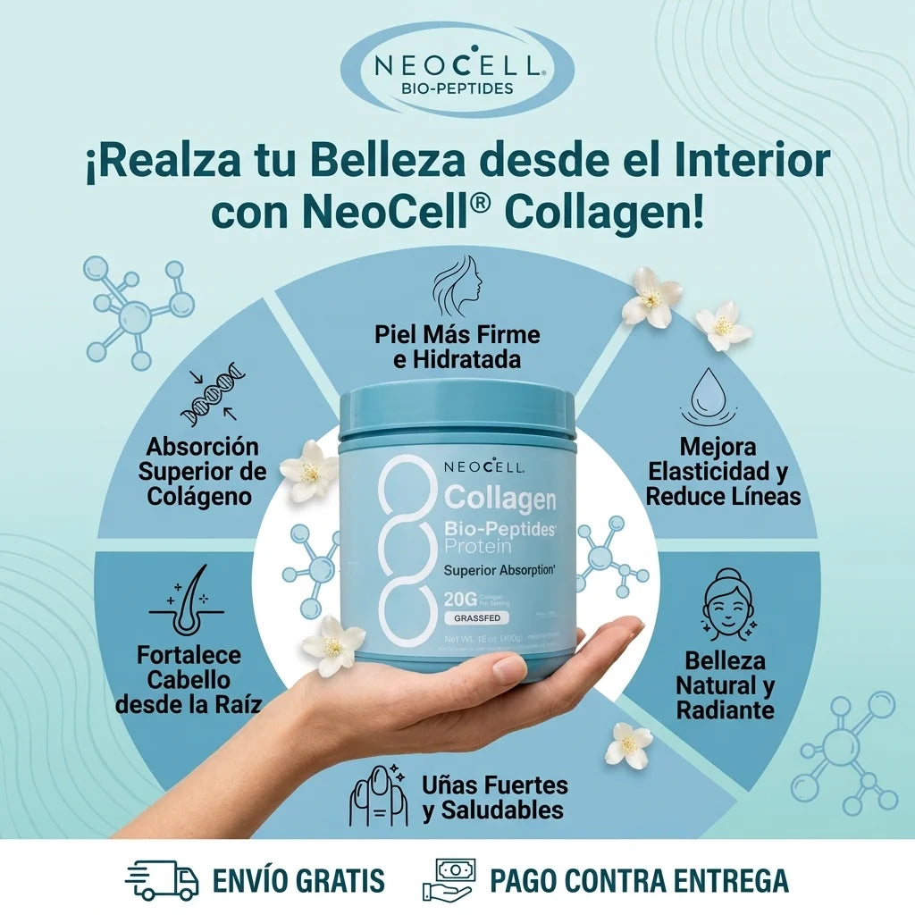 NeoCell® Colágeno Avanzado para Piel y Articulaciones, no descuides tu bienestar, empieza desde hoy