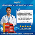 MegaRed® Omega-3 + Krill: Cuida tu corazón, mente y articulaciones ¡Empieza hoy!