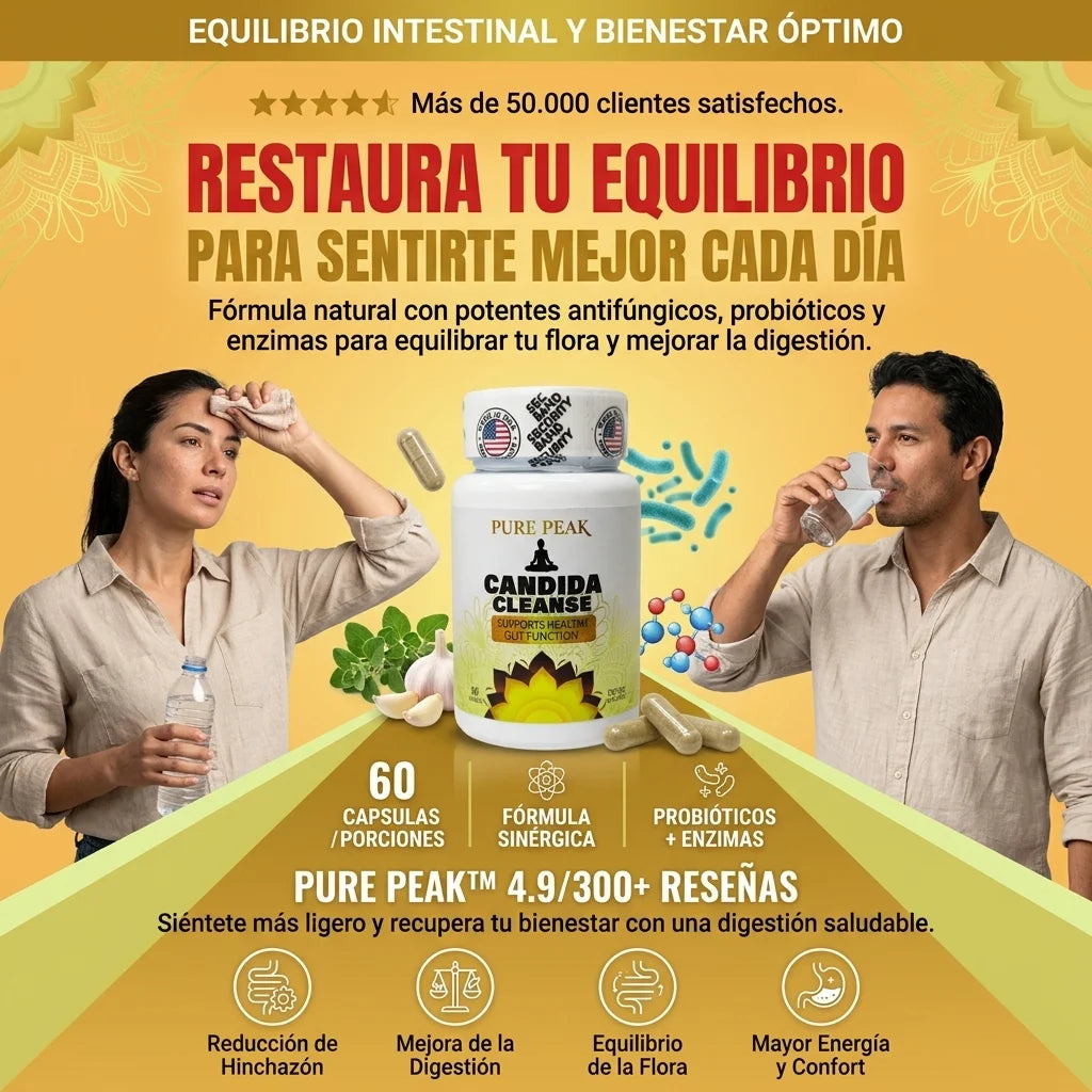 Candida Cleanse® – Equilibrio intestinal y control del hongo cándida