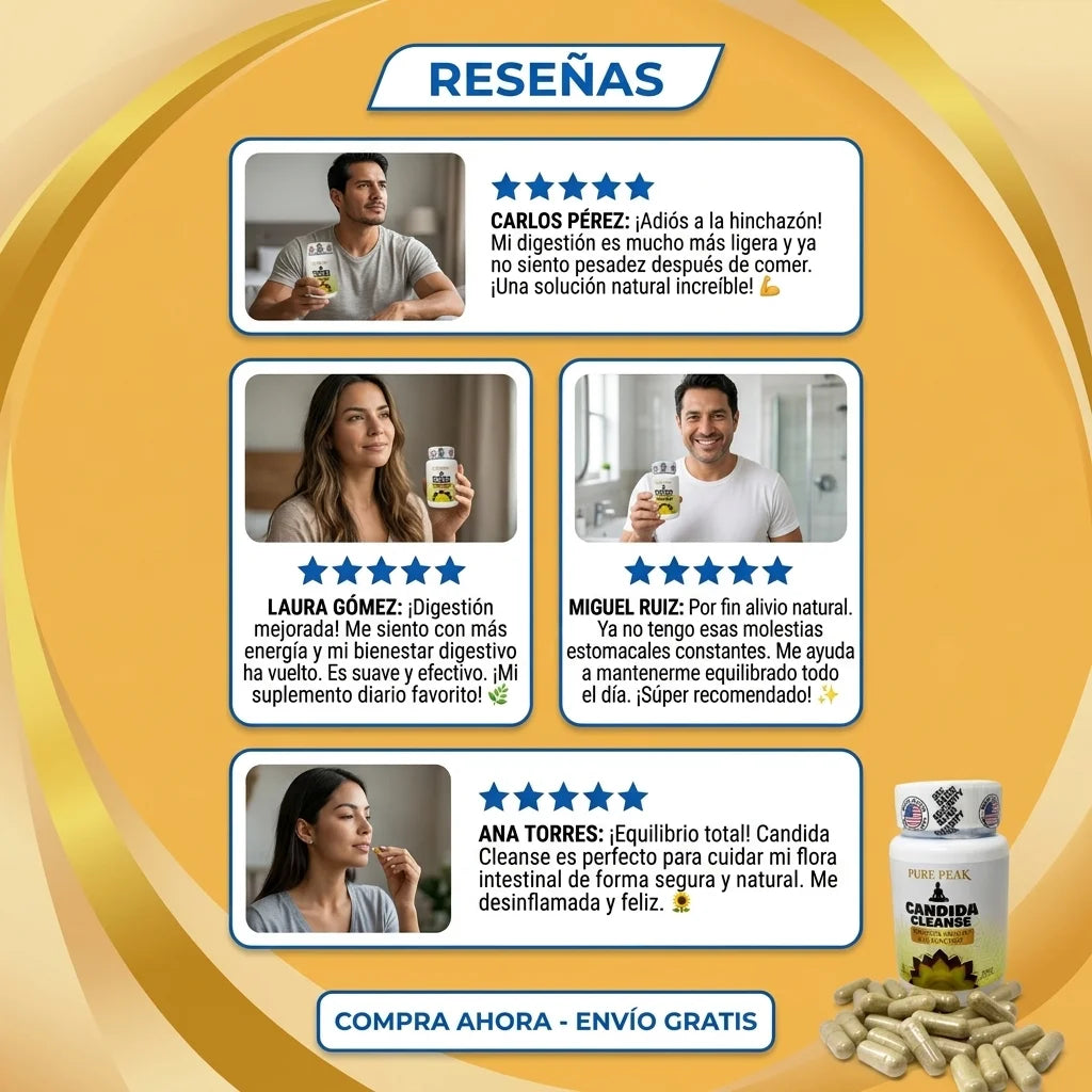 Candida Cleanse® – Equilibrio intestinal y control del hongo cándida