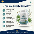 Simply Revival® DHT Blocker™ – Bloqueador Herbal de DHT para el Crecimiento y Fortalecimiento Capilar