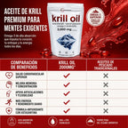 Krill Oil 2000mg® Salud Cardiovascular, Mental y Articular