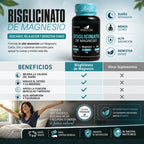 Bisglicinato de Magnesio  Alta Absorción, Sueño y Relajación, empieza hoy mismo
