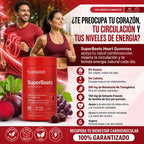 HumanN® SuperBeets® Heart Gummies | Circulación, Presión Arterial y Salud del Corazón