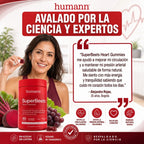 HumanN® SuperBeets® Heart Gummies | Circulación, Presión Arterial y Salud del Corazón