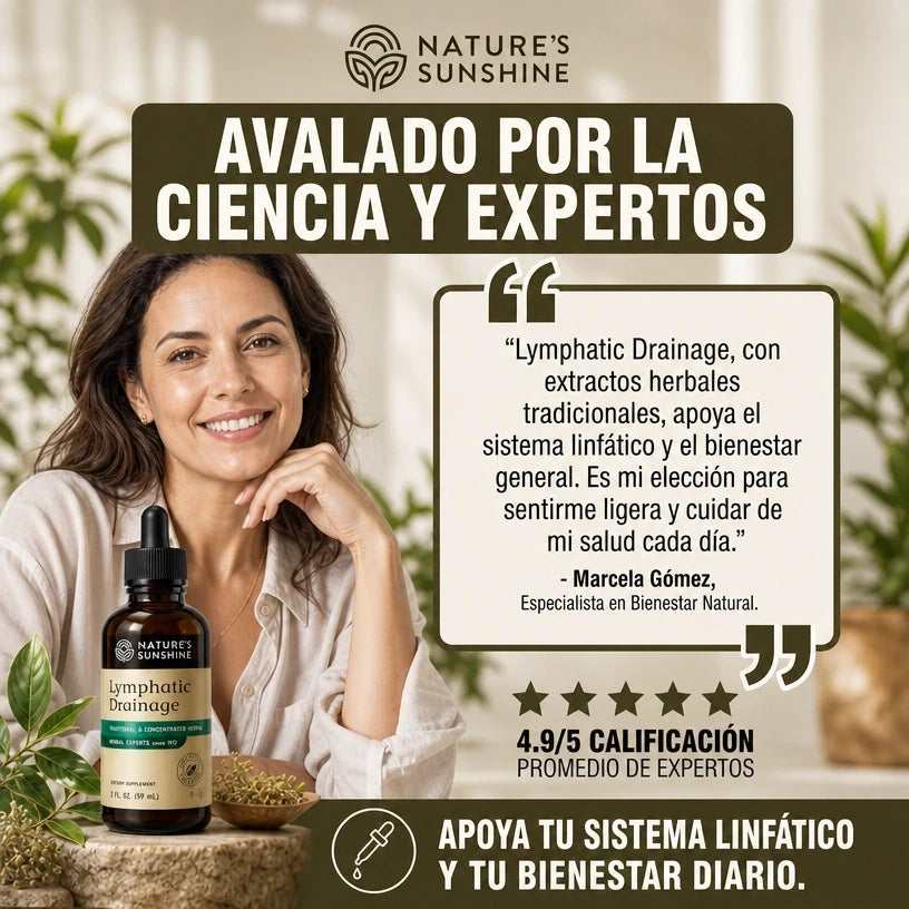 Nature's Sunshine® Lymphatic Drainage™ | Fórmula Líquida para Apoyo Linfático, empieza hoy!!