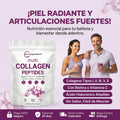 Multicolageno de Péptidos Microingredients® 1lb  Mezcla Avanzada de 5 Colágenos, Biotina, Vitamina C y Ácido Hialurónico