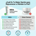 NIDA® Crema Hidratante Anti-Edad Coreana, empieza a cuidar tu piel desde hoy !!!
