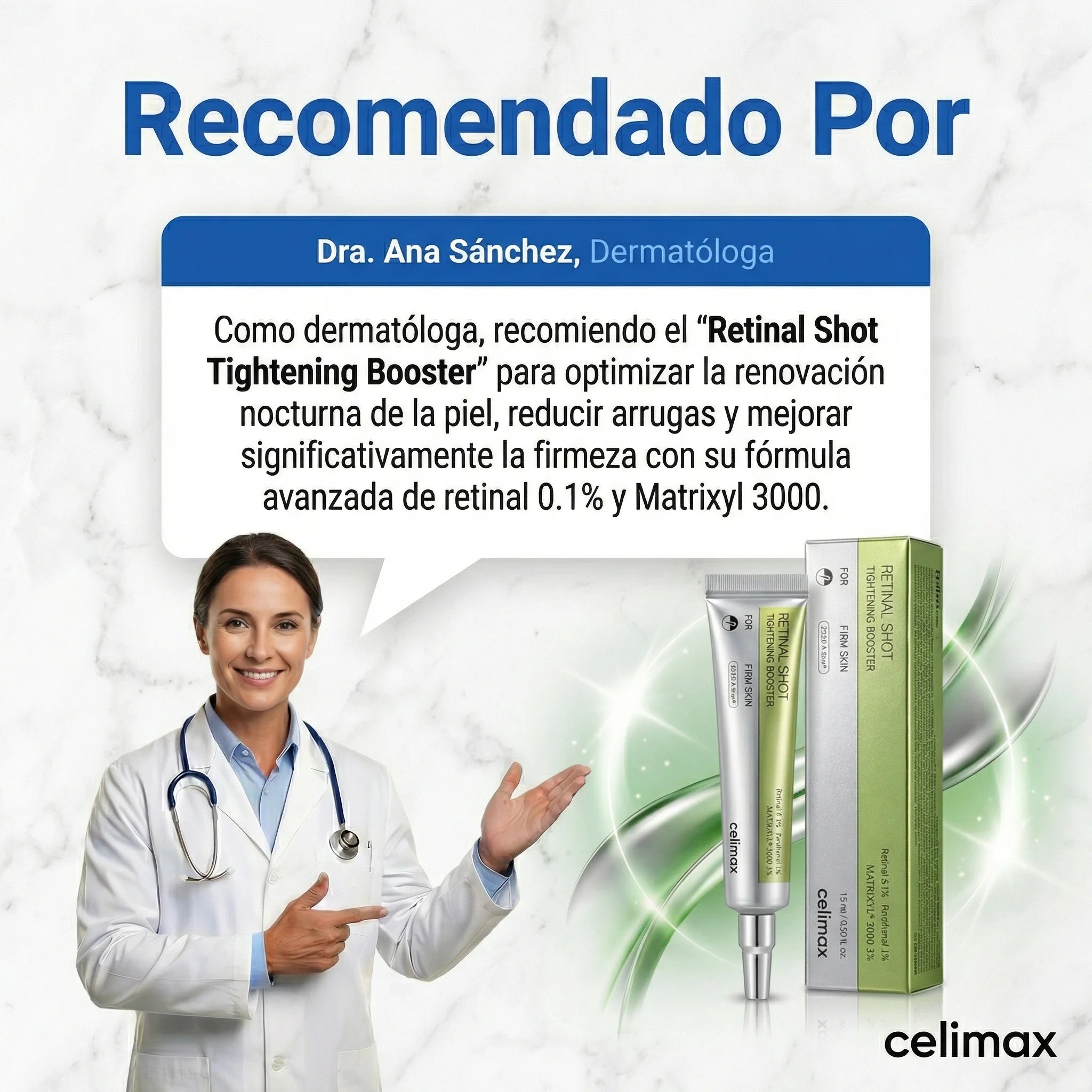Retinal Shot Tightening Booster: Reafirma y Ilumina tu Piel al Instante