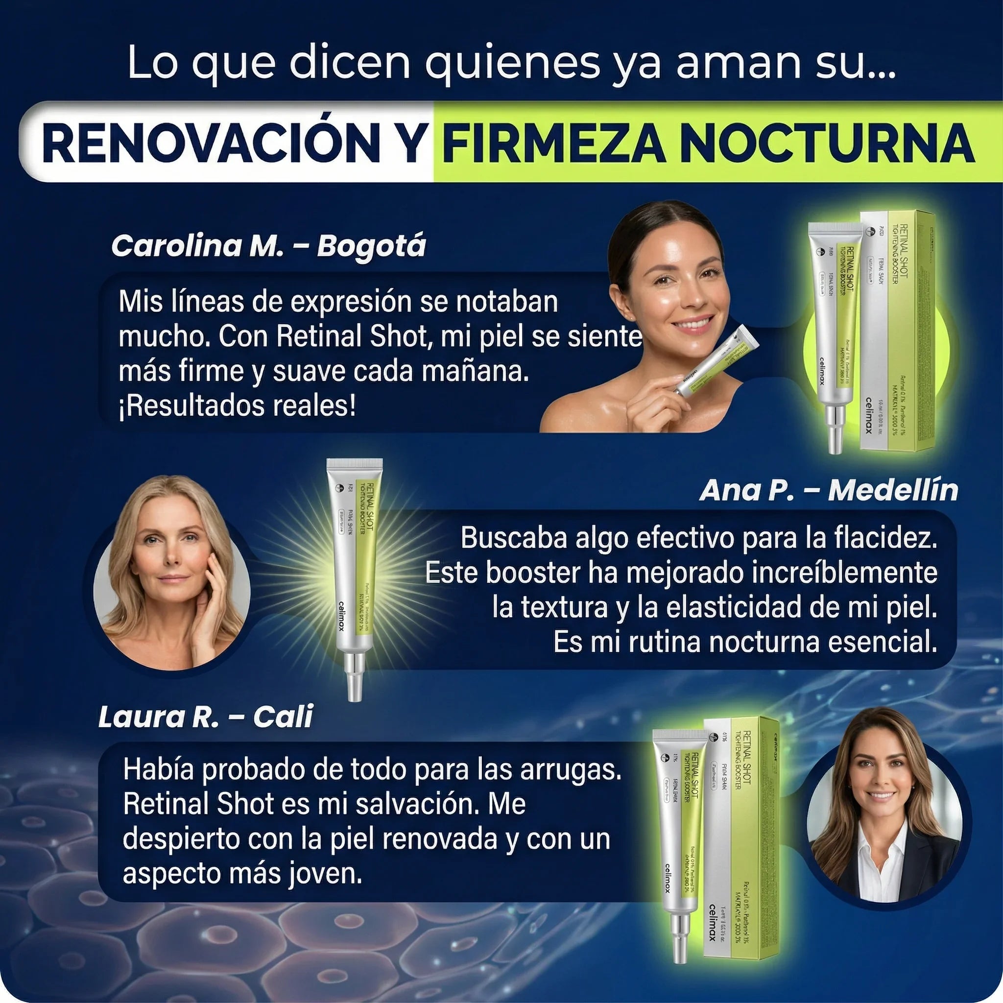 Retinal Shot Tightening Booster: Reafirma e ilumina tu Piel al Instante
