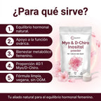 Inositol 40:1 Myo & D-Chiro para el Equilibrio Hormonal
